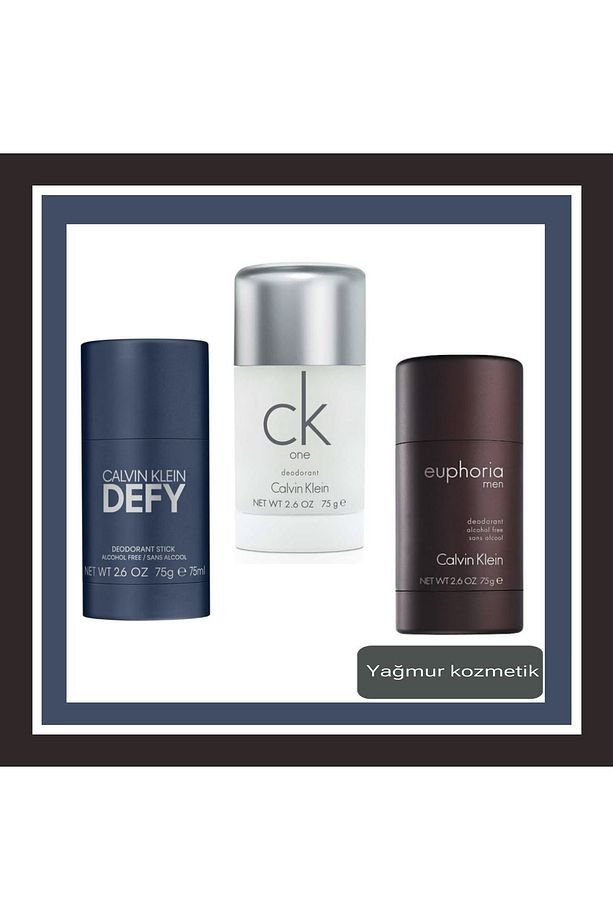 Defy 75gr.Stick Ck One 75gr.Stick. Euphoria 75gr Stick 3Lü Set. - 1
