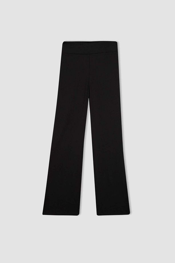 Fit Geniş Paça Skuba Dalgıç Kumaş Eşofman Altı - 6