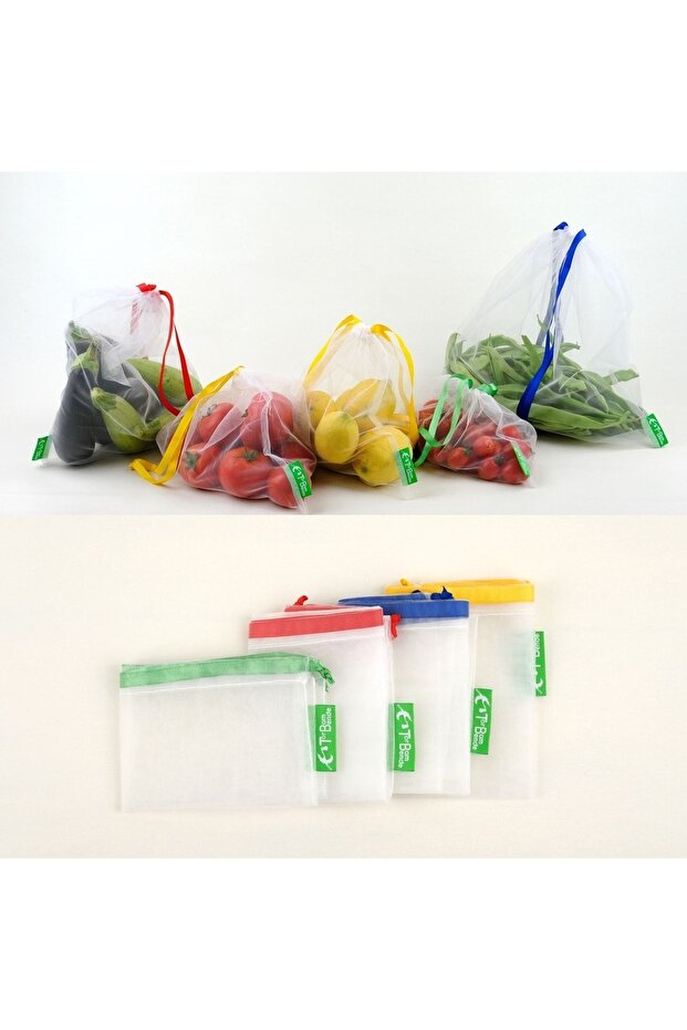 Alışveriş Ve Saklama Torbası Karma Set 4 Adet - 1