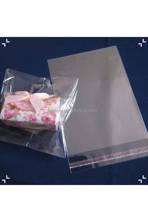 100 Adet 8x15cm Şeffaf Bantlı Poşet , Şeffaf Ambalaj Poşeti, E-ticaret Ambalaj - 6