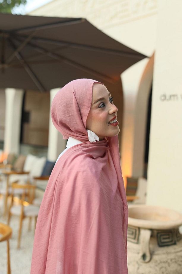 Neo Pamuk Şal Pembe - 3