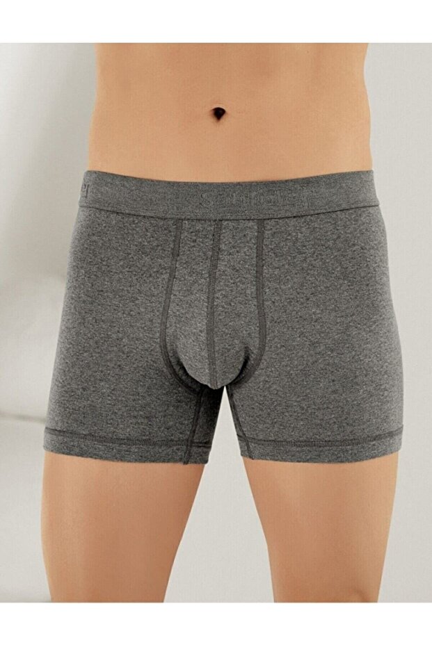 Dark gray smoked Men's Boxers Lycra Shorts Panties 6 Pack E031 new