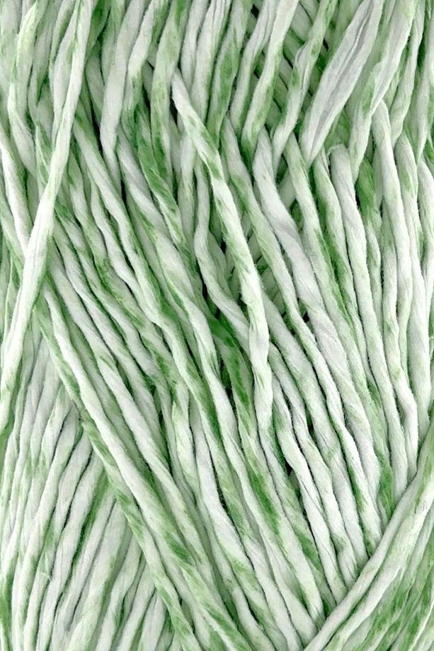 Premium Softee Raffia Yumuşak Rafya Kağıt İp Ebruli Çok Renkli El Örgü İpi Hobi İpi Yeşil Batik - 2
