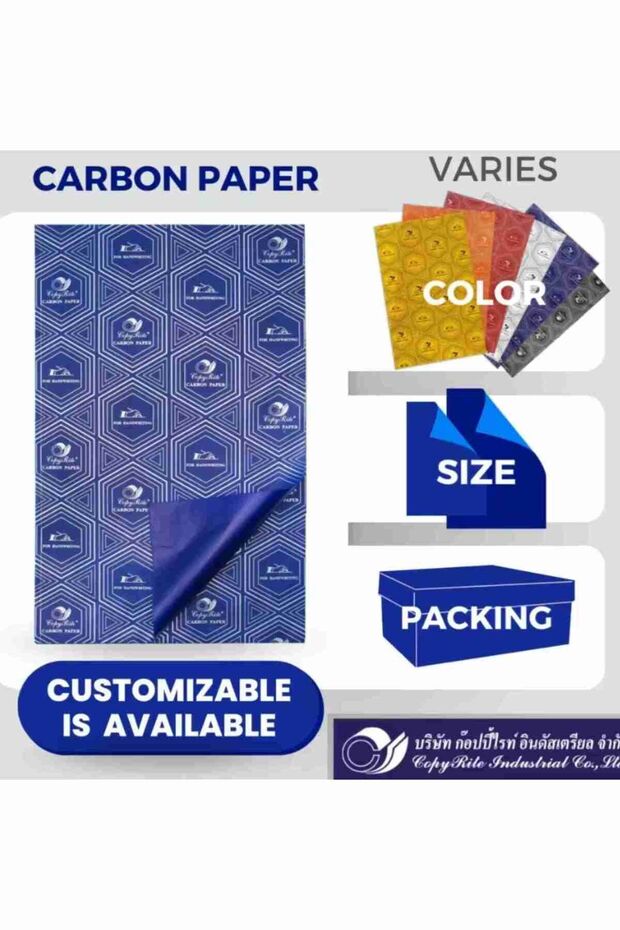 A4 Karbon Kağıdı Standart Siyah 100 Lü M3102 (1 PAKET 100 ADET) - 2