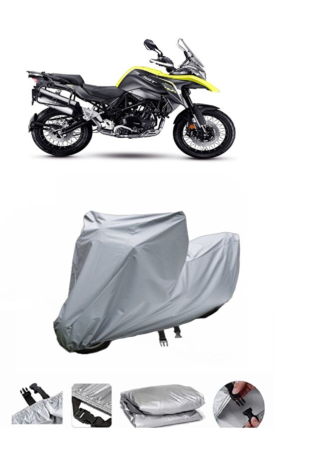 QJ SRT 550 X Motorcycle Cover is Not Compatible with Rear Bag