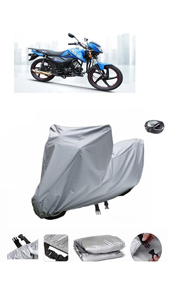 RKS X Power 50 Motorcycle Cover is Not Compatible with Rear Bag