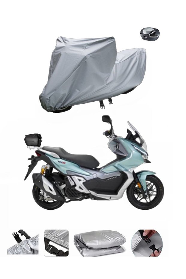 RKS Freccia 150 Motorcycle Cover, Rear Bag Compatible Cover/Pocket