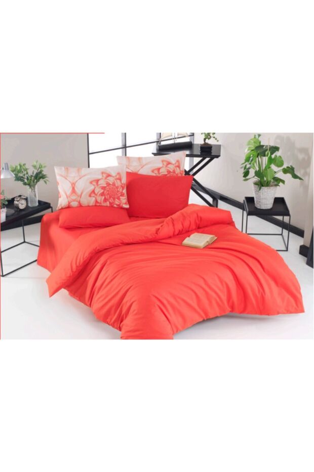 Agatha Plain Single Duvet Cover Set 100% Cotton Duvet Cover Set (2 Pillowcases)