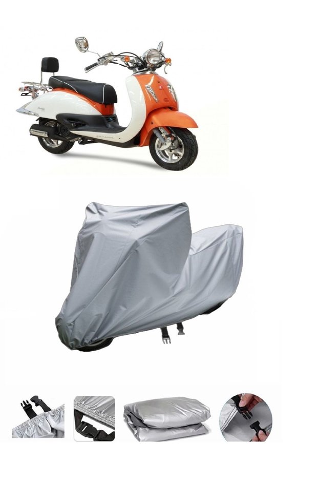 The Asya As 125 T Motorcycle Cover is not compatible with rear Bag .