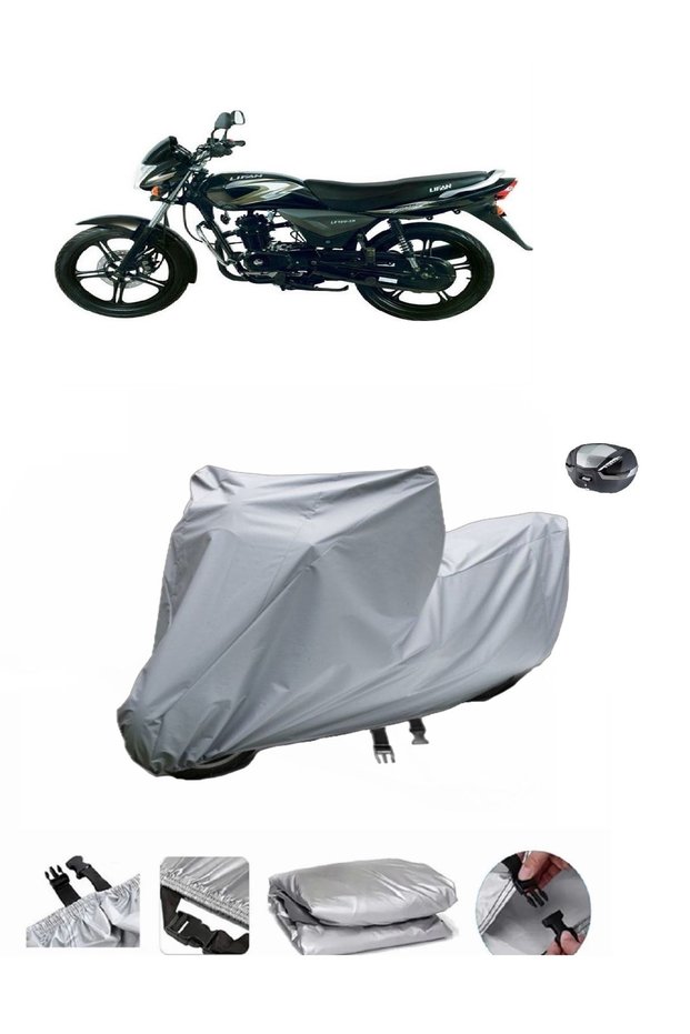 Lifan Glint 100 Motorcycle Cover Compatible with Rear Bag