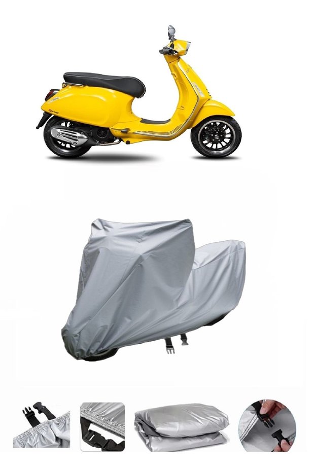 This Vespa Sprint 150 motorcycle cover is not compatible with the rear Bag .