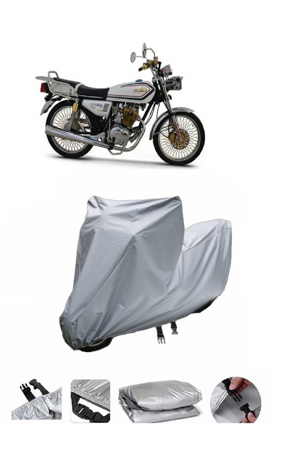 The Kuba Cheetah 125r Max Gold Motorcycle Cover is not compatible with the rear Bag .