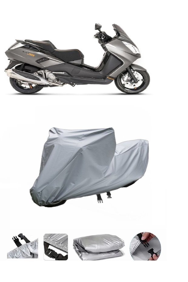 This motorcycle cover is not compatible with the rear Bag of the Peugeot Satelis 250.