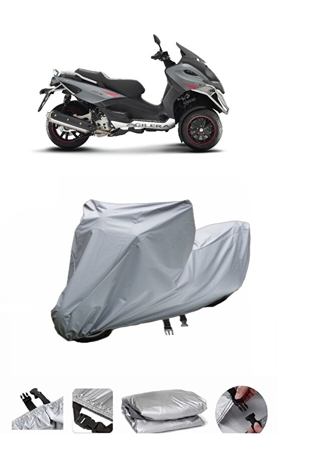 Gilera Fuoco 500 Motorcycle Cover is Not Compatible with Rear Bag