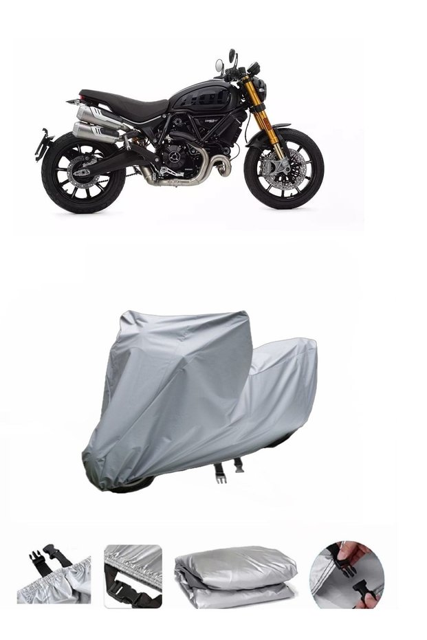 This Ducati Scrambler 1100 Special motorcycle cover is not compatible with the rear Bag .