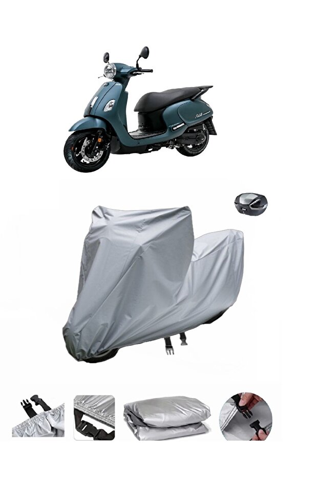 Sym Fiddle IV 125 Motorcycle - Back Bag Not Compatible