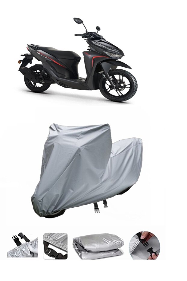 RKS Wildcat 125 Motorcycle Cover, Compatible with Rear Bag