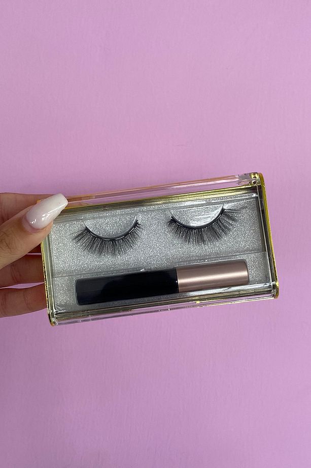 Manyetik Eyeliner'lı Mıknatıslı Doğal Ipek Takma Kirpik #002 Yoğun - 2