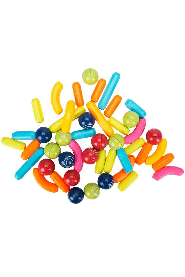 Magnet Stick Renkli Manyetik Çubuklar Yapı Seti 46 Parça - 2