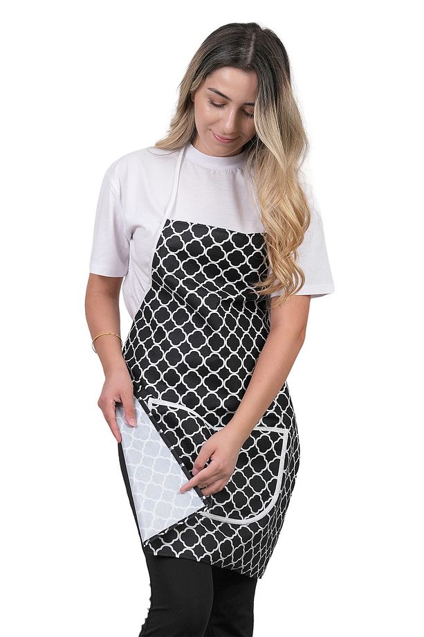 Trendy Membranlı 5li Set Sıvı Geçirmez Su Geçirmez Mutfak Önlüğü Çeyiz Seti (2 ELDİVEN 2 TUTACAK) - 5