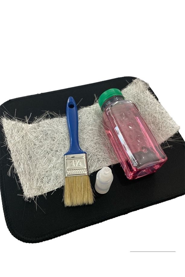 Polyester Tamir Takımı Tekne Tamir Kiti Polyester Kit Camelyaf Fiber - 1