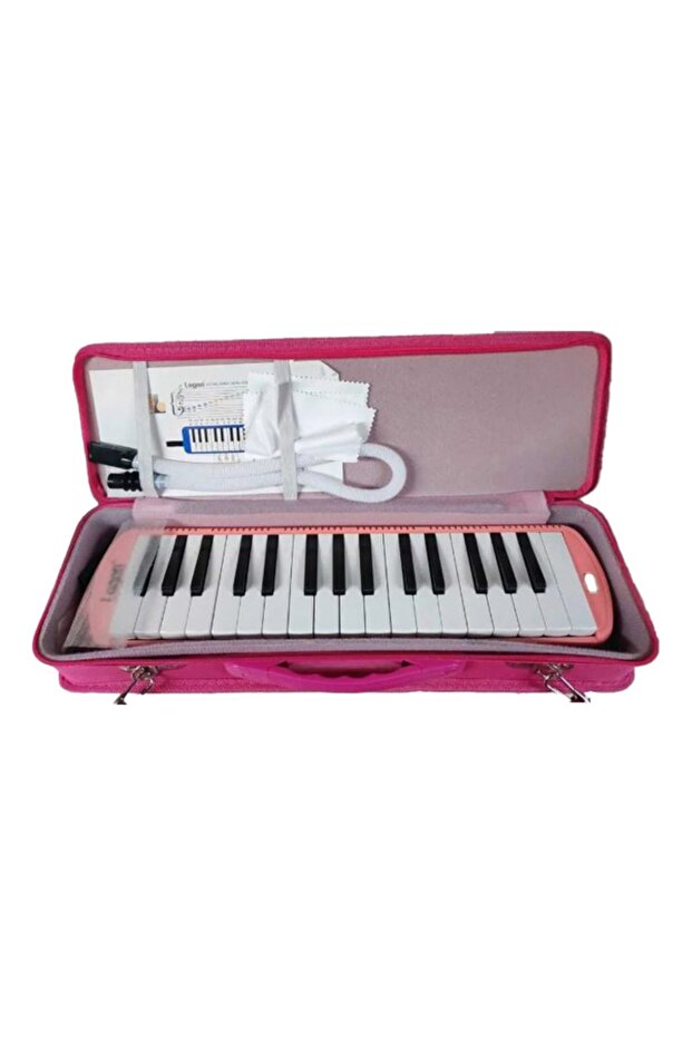 Melodika 32 Tuşlu Klavyeli Pembe - 1