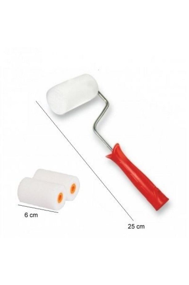 Sünger Rulo 5 Cm Fırça Seti 2 Yedek - 1