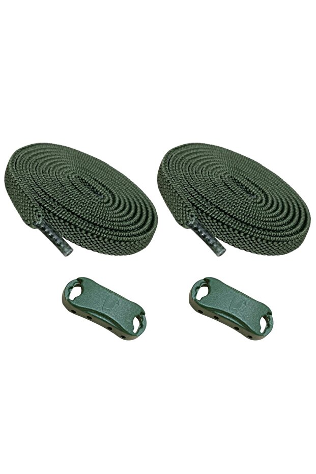 Takbırak Elastic Shoelaces with Elastic Clips 1 Pair of Smart Laces That Do Not Require Tieing 100 Cm