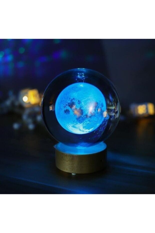 Dünya Cam Küre Işıklı - 1