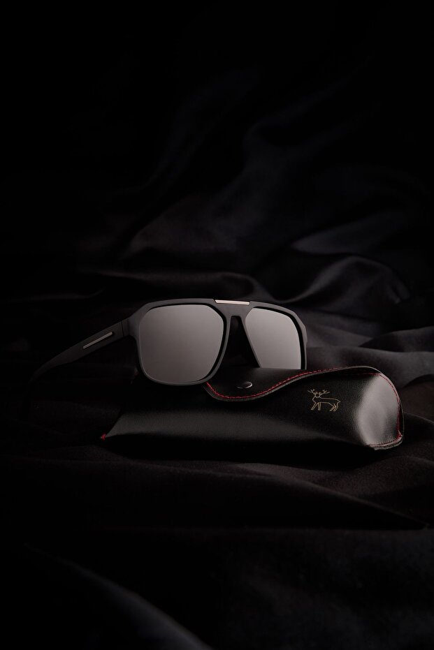 Chicago Polarized High Quality Titanium Black Unisex Sunglasses