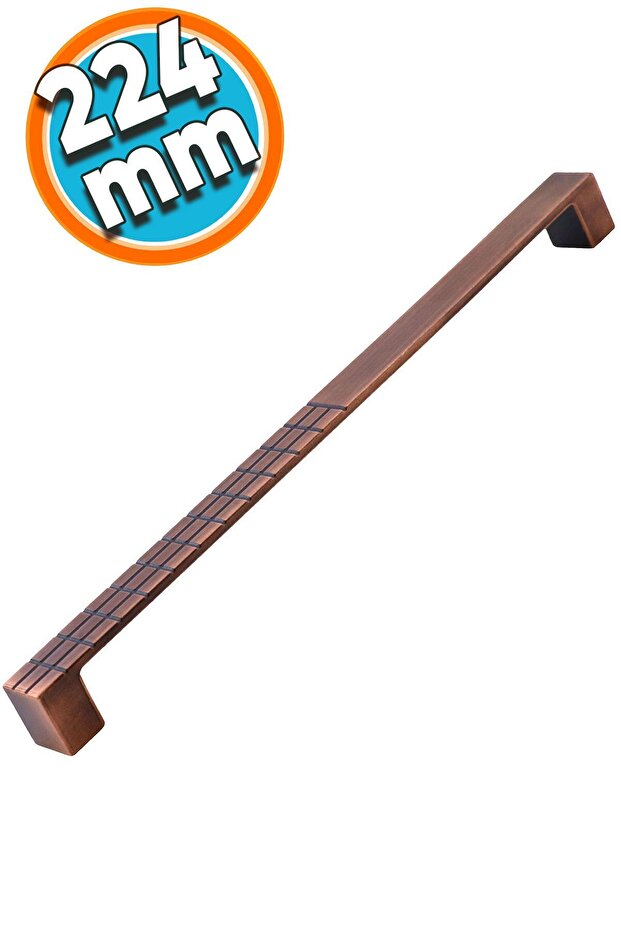 Furniture Kitchen Cabinet Bathroom Drawer Cabinet Door Handle Handle Antique Copper 224 mm Metal Handle
