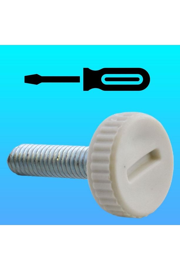 Bingo Rotil Ayak M6 Civatalı Mm Beyaz Profil Yükseltme Ayağı 2.5 Cm (10 Adet) - 2