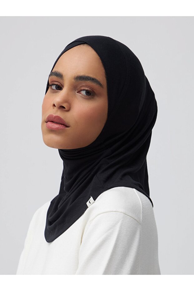 Black Bonnet Shawl - Underscarf