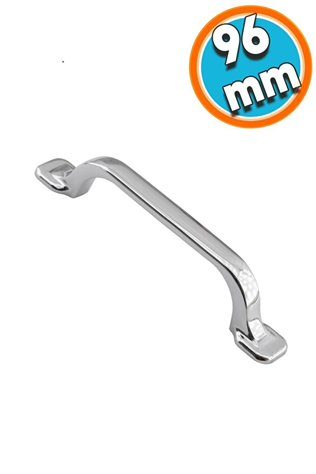 Furniture Kitchen Cabinet Drawer Cabinet Door Handle Handle 96 mm Chrome Metal Handle