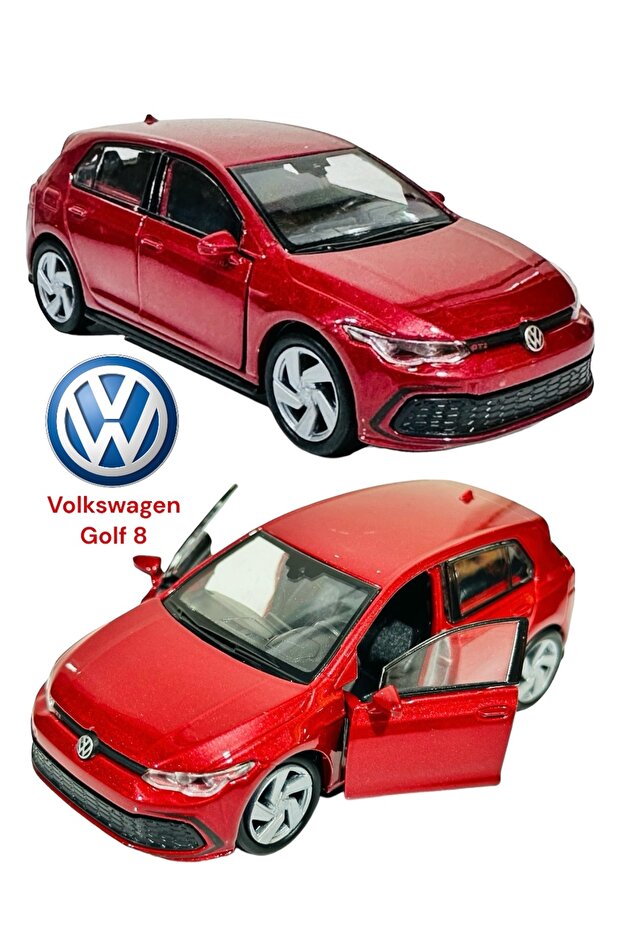 Golf 8 New Case 2024 Diecast Metal Model Red Color 1:36