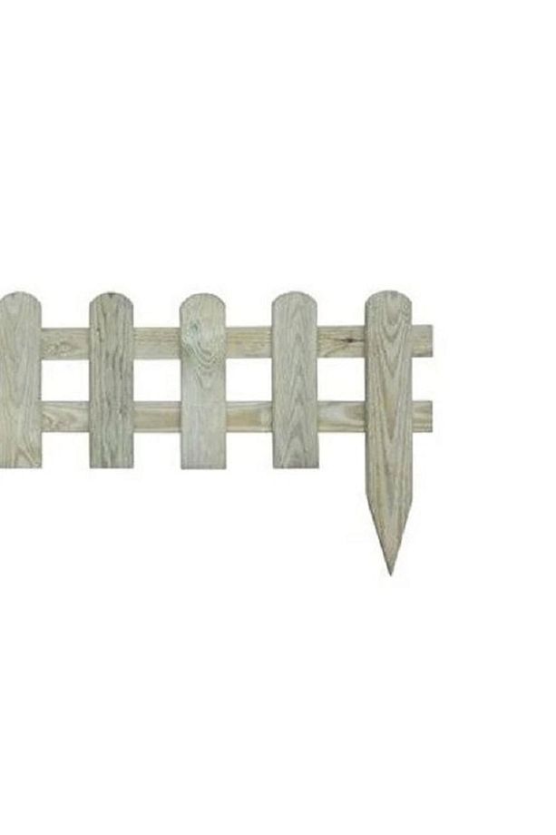Ahşap Çit Emprenyeli Bahçe Sınır Çiti 110cm 10 Adetli Set - 3