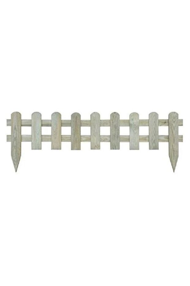 Ahşap Çit Emprenyeli Bahçe Sınır Çiti 110cm 5 Adetli Set - 2