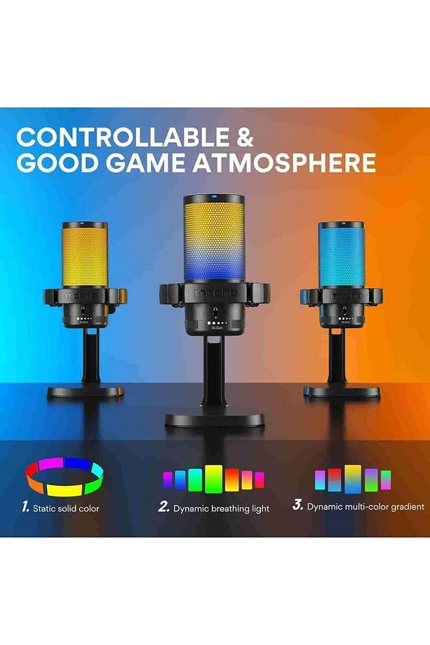 DGM20 GamerWave Condenser USB Gaming RGB Mikrofon - 2