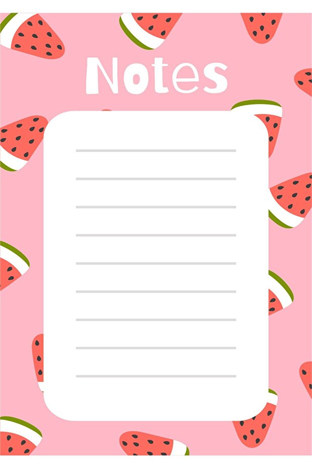 Strawberry Patterned To Do List 50 Sheets A5 Size - 2