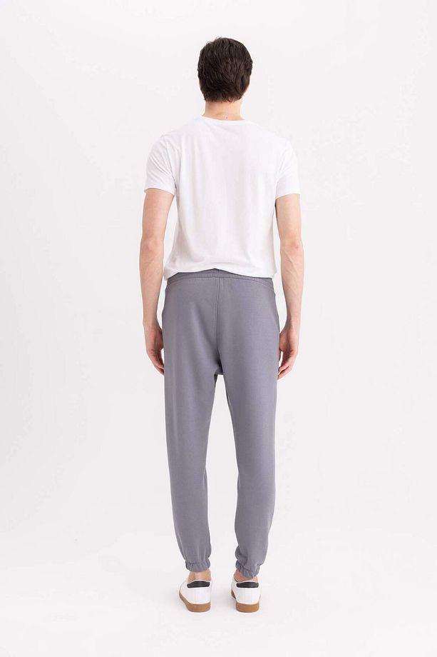 Standart Fit Jogger Eşofman Altı Beli Bağcıklı Cepli Basic Düz Lastikli Paça A6468ax23au - 6