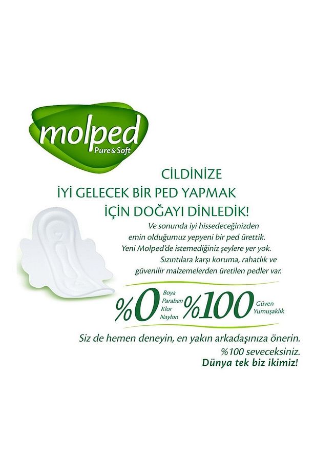 Pure&Soft Hijyenik Ped Süper Ekonomik Paket  Normal 180 Adet - 3