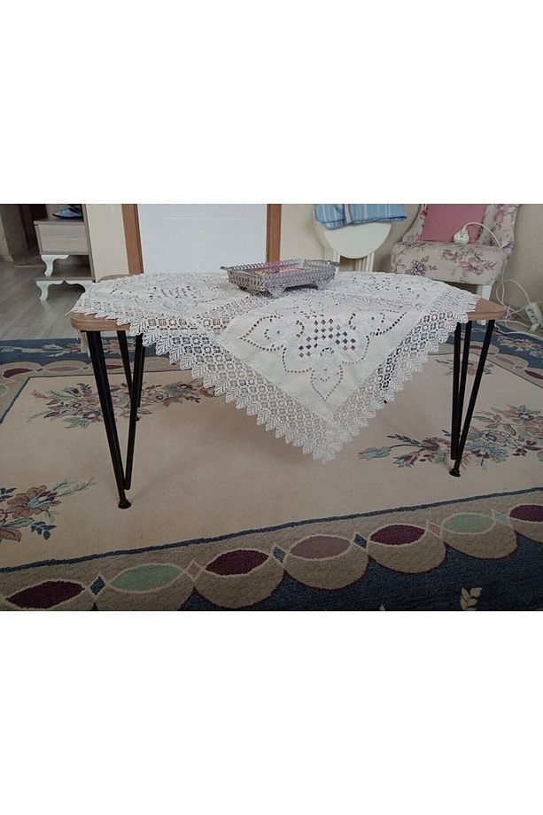 42 Cm Orta Sehpa Ayağı,kütük Sehpa Ayağı,bench Ayağı,tv Sehpa Ayağı,metal Demir Boru Ayak (4 ADET) - 4