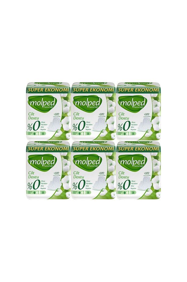Pure&Soft Hijyenik Ped Süper Ekonomik Paket  Normal 180 Adet - 1