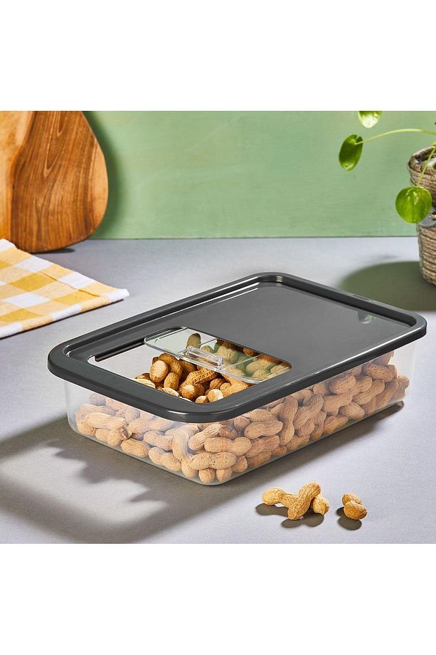 Multibox 5 Lt Kolay Kayar Kapaklı Çok Amaçlı Erzak, Bakliyat Vs. Saklama Kabı - 3
