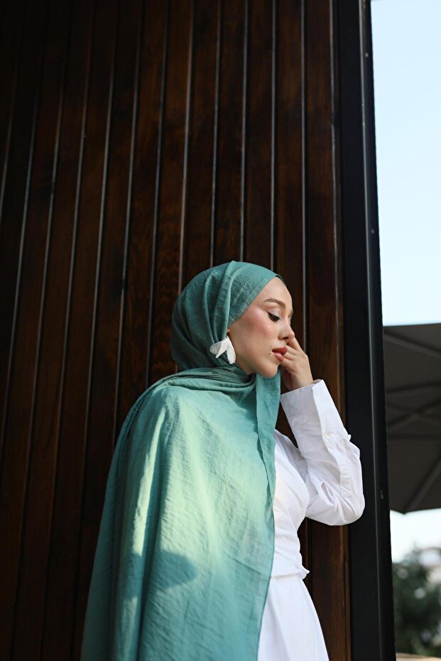 Neo Pamuk Şal Mint - 3