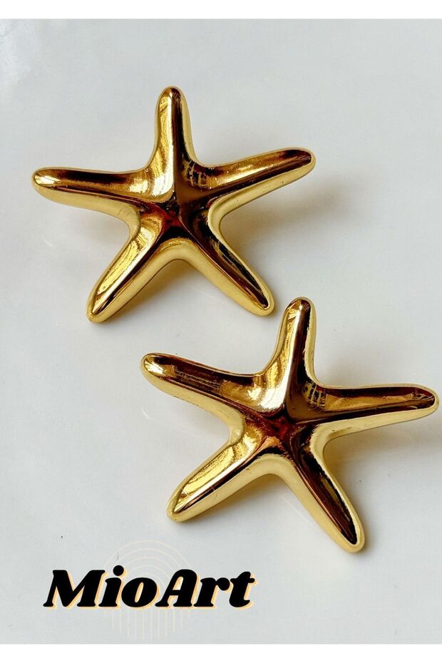 Starfish Pattern Earrings - 2