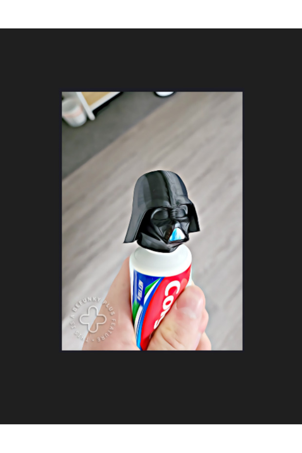 غطاء معجون أسنان بتصميم دارث فيدر - 1