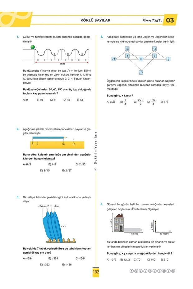 Doktrin Sıfırdan Sonsuza Tyt Matematik Soru Bankası - 2