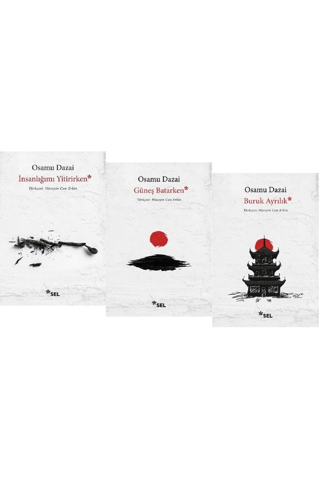 İnsanlığımı Yitirirken</DNTCTMS> + When the Sun Sets + Buruk Ayrılık</DNTCTMS> / Osamu Dazai 3 Book Set