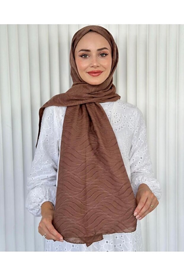 Şal bambu jakar desen - 2